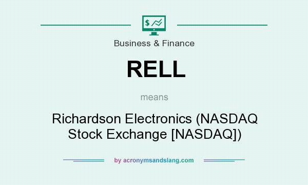 What does RELL mean? It stands for Richardson Electronics (NASDAQ Stock Exchange [NASDAQ])