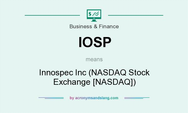 What does IOSP mean? It stands for Innospec Inc (NASDAQ Stock Exchange [NASDAQ])