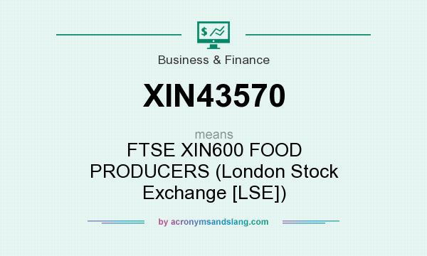 What does XIN43570 mean? It stands for FTSE XIN600 FOOD PRODUCERS (London Stock Exchange [LSE])