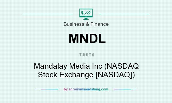 What does MNDL mean? It stands for Mandalay Media Inc (NASDAQ Stock Exchange [NASDAQ])