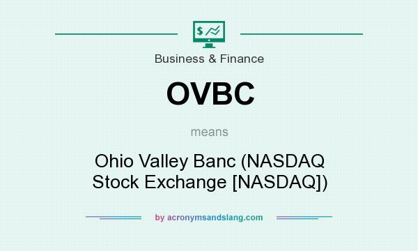 What does OVBC mean? It stands for Ohio Valley Banc (NASDAQ Stock Exchange [NASDAQ])
