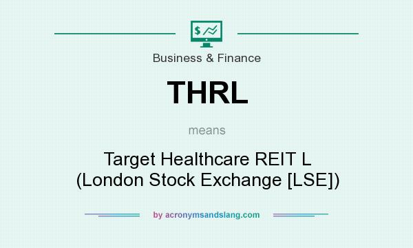 What does THRL mean? It stands for Target Healthcare REIT L (London Stock Exchange [LSE])
