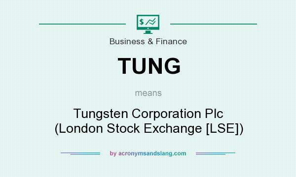 What does TUNG mean? It stands for Tungsten Corporation Plc (London Stock Exchange [LSE])