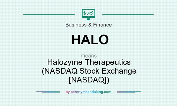 What does HALO mean? It stands for Halozyme Therapeutics (NASDAQ Stock Exchange [NASDAQ])