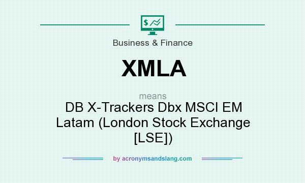 What does XMLA mean? It stands for DB X-Trackers Dbx MSCI EM Latam (London Stock Exchange [LSE])
