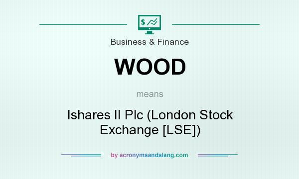 What does WOOD mean? It stands for Ishares II Plc (London Stock Exchange [LSE])