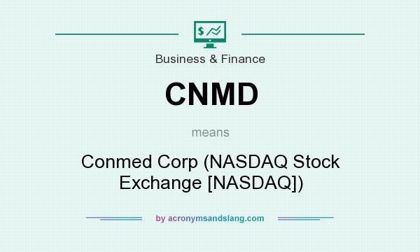 What does CNMD mean? It stands for Conmed Corp (NASDAQ Stock Exchange [NASDAQ])