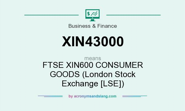 What does XIN43000 mean? It stands for FTSE XIN600 CONSUMER GOODS (London Stock Exchange [LSE])