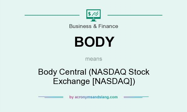 What does BODY mean? It stands for Body Central (NASDAQ Stock Exchange [NASDAQ])