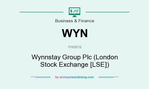 What does WYN mean? It stands for Wynnstay Group Plc (London Stock Exchange [LSE])