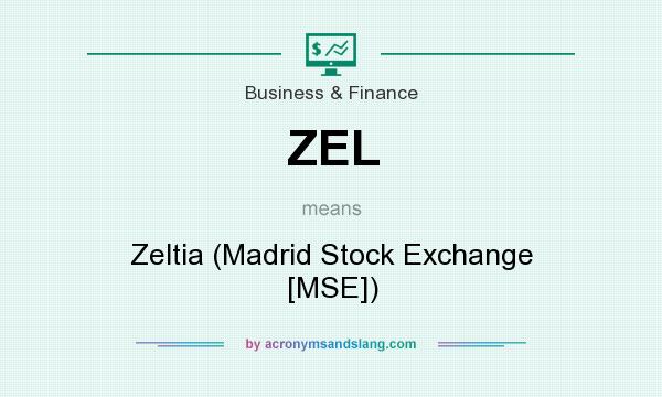 What does ZEL mean? It stands for Zeltia (Madrid Stock Exchange [MSE])