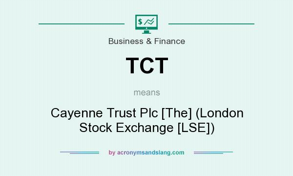 What does TCT mean? It stands for Cayenne Trust Plc [The] (London Stock Exchange [LSE])