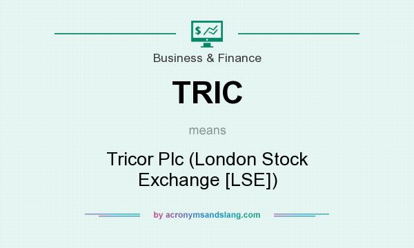 What does TRIC mean? It stands for Tricor Plc (London Stock Exchange [LSE])