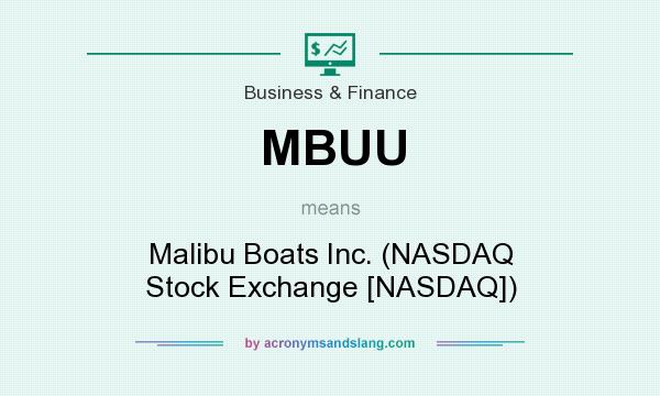 What does MBUU mean? It stands for Malibu Boats Inc. (NASDAQ Stock Exchange [NASDAQ])