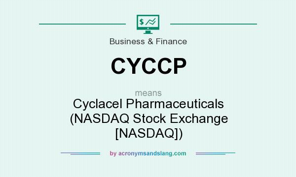What does CYCCP mean? It stands for Cyclacel Pharmaceuticals (NASDAQ Stock Exchange [NASDAQ])