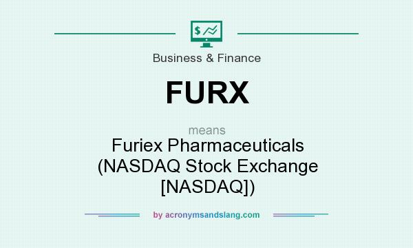 What does FURX mean? It stands for Furiex Pharmaceuticals (NASDAQ Stock Exchange [NASDAQ])
