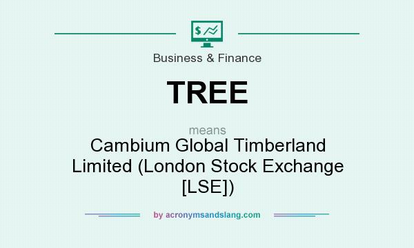 What does TREE mean? It stands for Cambium Global Timberland Limited (London Stock Exchange [LSE])