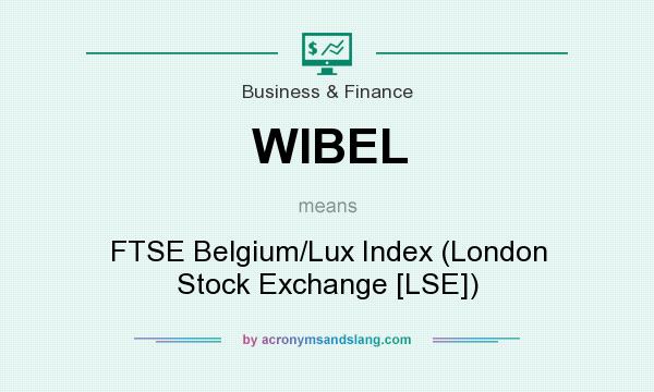 What does WIBEL mean? It stands for FTSE Belgium/Lux Index (London Stock Exchange [LSE])