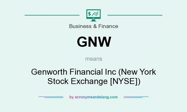 What does GNW mean? It stands for Genworth Financial Inc (New York Stock Exchange [NYSE])
