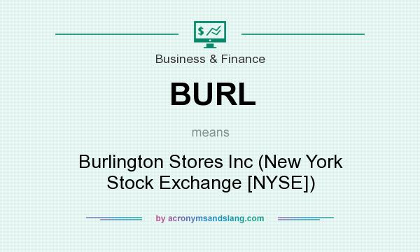 What does BURL mean? It stands for Burlington Stores Inc (New York Stock Exchange [NYSE])