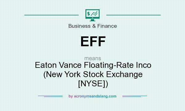 What does EFF mean? It stands for Eaton Vance Floating-Rate Inco (New York Stock Exchange [NYSE])