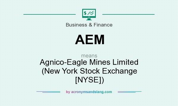 What does AEM mean? It stands for Agnico-Eagle Mines Limited (New York Stock Exchange [NYSE])
