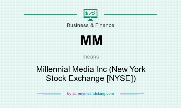 What does MM mean? It stands for Millennial Media Inc (New York Stock Exchange [NYSE])