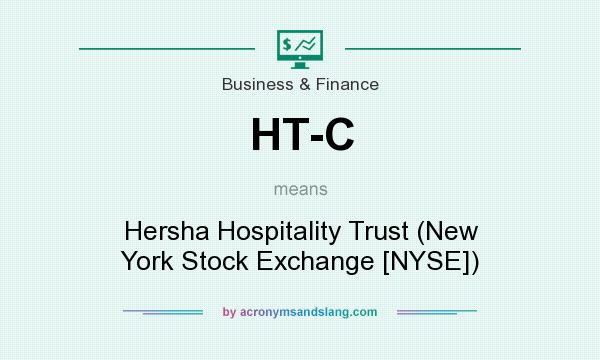 What does HT-C mean? It stands for Hersha Hospitality Trust (New York Stock Exchange [NYSE])