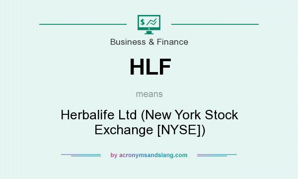 What does HLF mean? It stands for Herbalife Ltd (New York Stock Exchange [NYSE])