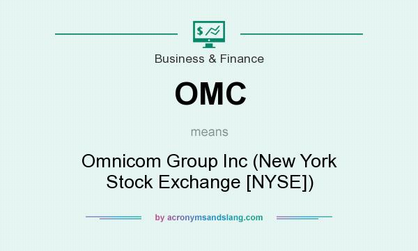What does OMC mean? It stands for Omnicom Group Inc (New York Stock Exchange [NYSE])