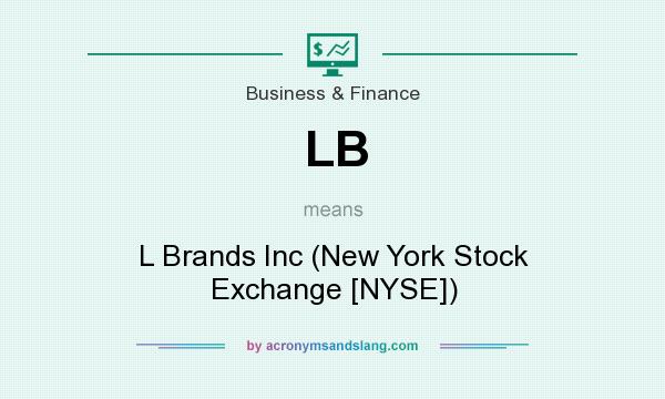 What does LB mean? It stands for L Brands Inc (New York Stock Exchange [NYSE])