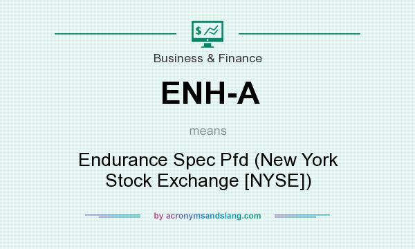 What does ENH-A mean? It stands for Endurance Spec Pfd (New York Stock Exchange [NYSE])