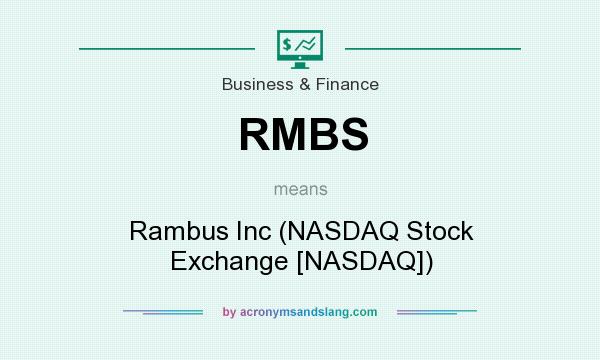 What does RMBS mean? It stands for Rambus Inc (NASDAQ Stock Exchange [NASDAQ])