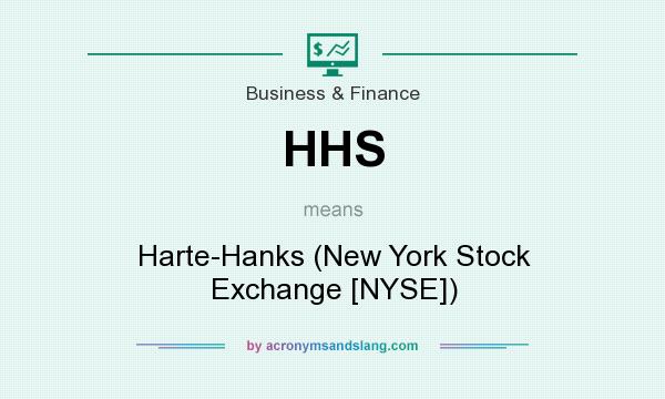 What does HHS mean? It stands for Harte-Hanks (New York Stock Exchange [NYSE])