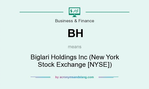 What does BH mean? It stands for Biglari Holdings Inc (New York Stock Exchange [NYSE])