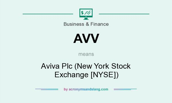 What does AVV mean? It stands for Aviva Plc (New York Stock Exchange [NYSE])