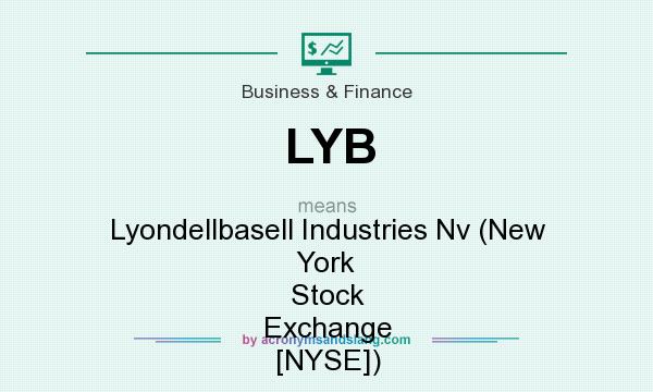 What does LYB mean? It stands for Lyondellbasell Industries Nv (New York Stock Exchange [NYSE])