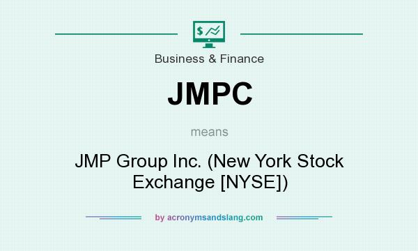 What does JMPC mean? It stands for JMP Group Inc. (New York Stock Exchange [NYSE])