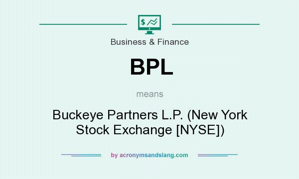 What does BPL mean? It stands for Buckeye Partners L.P. (New York Stock Exchange [NYSE])
