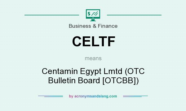 What does CELTF mean? It stands for Centamin Egypt Lmtd (OTC Bulletin Board [OTCBB])