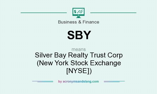 What does SBY mean? It stands for Silver Bay Realty Trust Corp (New York Stock Exchange [NYSE])