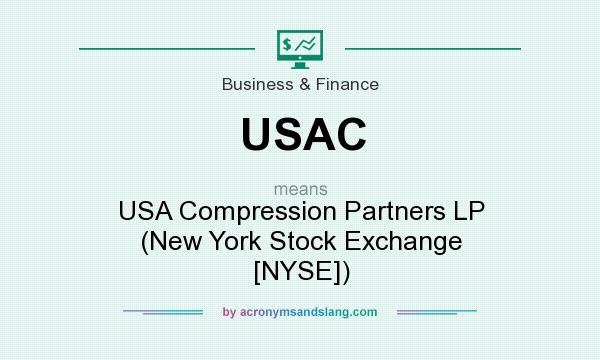 What does USAC mean? It stands for USA Compression Partners LP (New York Stock Exchange [NYSE])