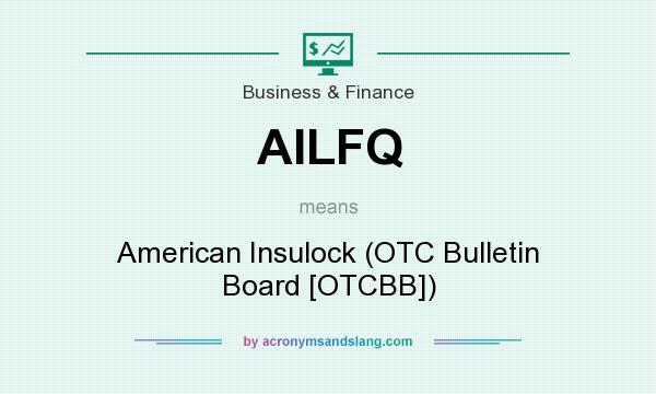 What does AILFQ mean? It stands for American Insulock (OTC Bulletin Board [OTCBB])