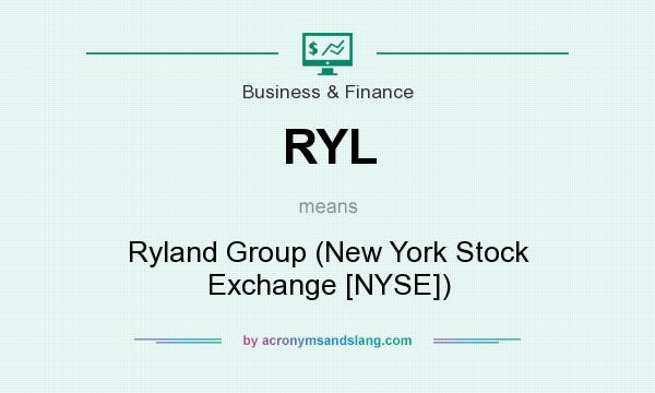 What does RYL mean? It stands for Ryland Group (New York Stock Exchange [NYSE])