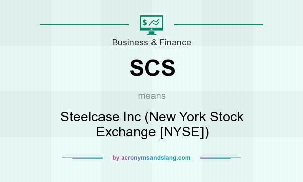 What does SCS mean? It stands for Steelcase Inc (New York Stock Exchange [NYSE])