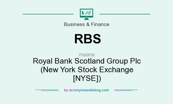 What does RBS mean? It stands for Royal Bank Scotland Group Plc (New York Stock Exchange [NYSE])