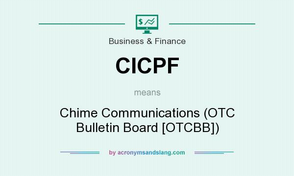 What does CICPF mean? It stands for Chime Communications (OTC Bulletin Board [OTCBB])