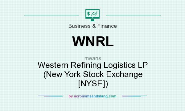 What does WNRL mean? It stands for Western Refining Logistics LP (New York Stock Exchange [NYSE])