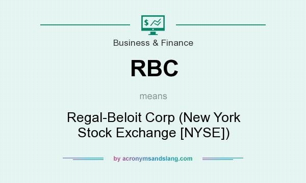 What does RBC mean? It stands for Regal-Beloit Corp (New York Stock Exchange [NYSE])