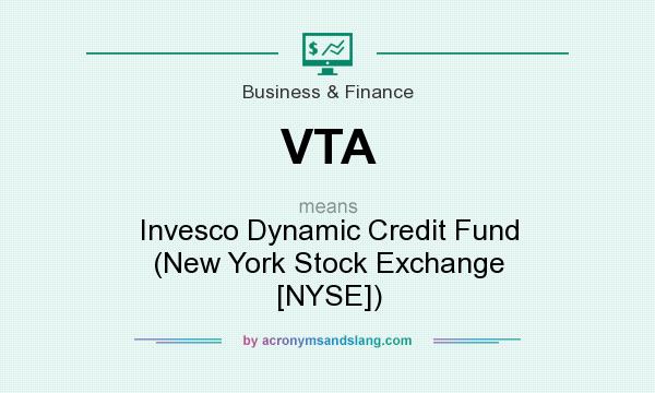 What does VTA mean? It stands for Invesco Dynamic Credit Fund (New York Stock Exchange [NYSE])